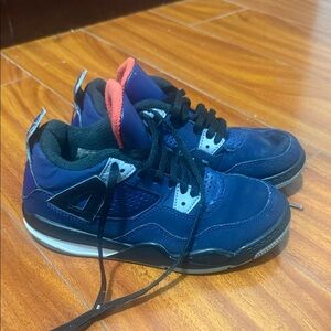 Jordan Navy and Red Sneakers